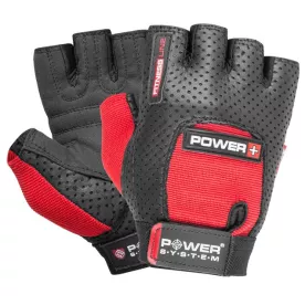 Перчатки для фітнесу Power System PS-2500 Power Plus Black/Red XS
