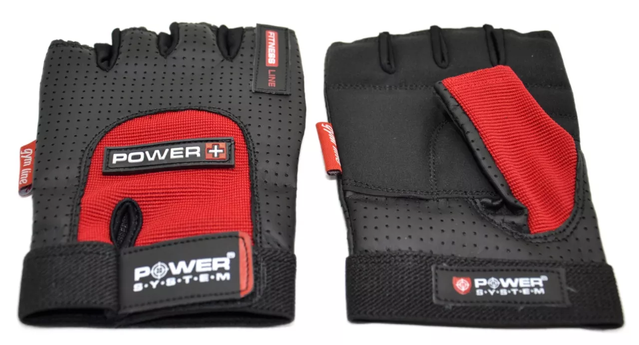Перчатки для фітнесу Power System PS-2500 Power Plus Black/Red XS