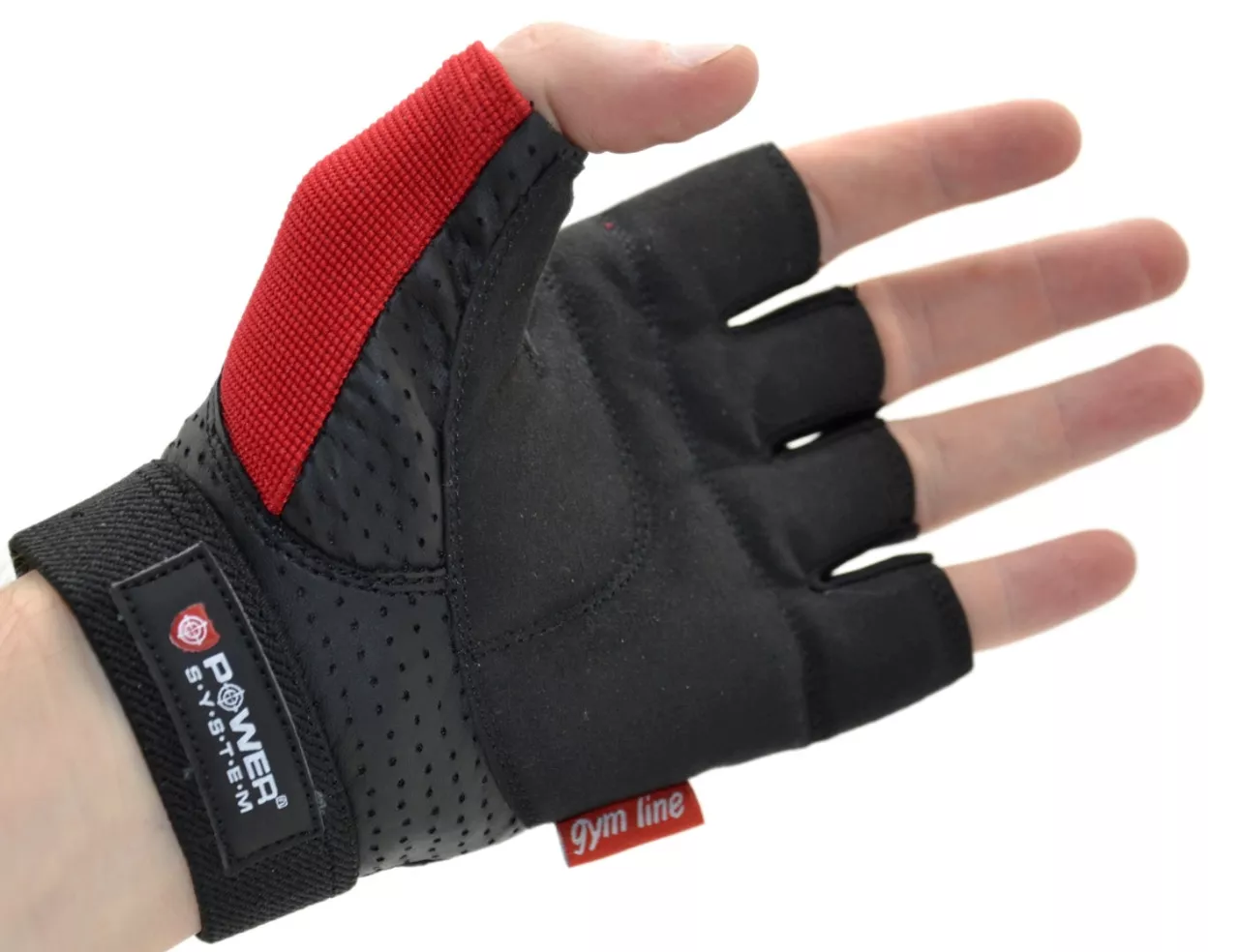 Перчатки для фітнесу Power System PS-2500 Power Plus Black/Red XS