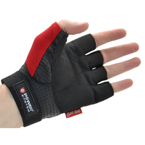 Перчатки для фітнесу Power System PS-2500 Power Plus Black/Red XS