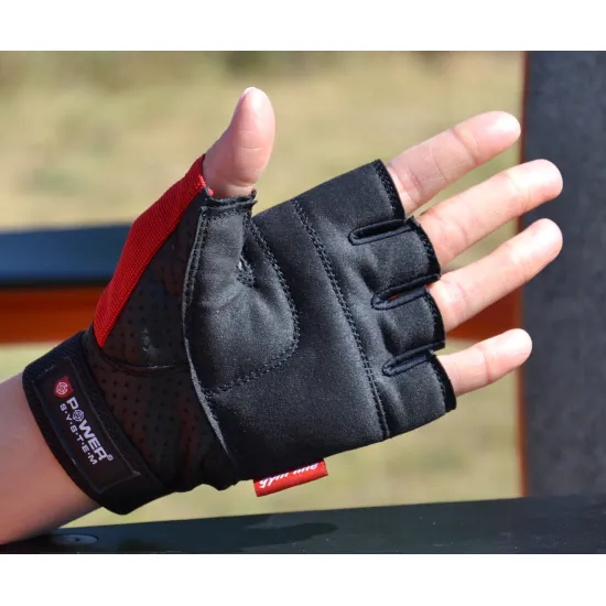 Перчатки для фітнесу Power System PS-2500 Power Plus Black/Red XS