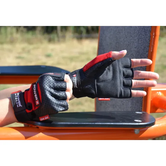 Перчатки для фітнесу Power System PS-2500 Power Plus Black/Red XS
