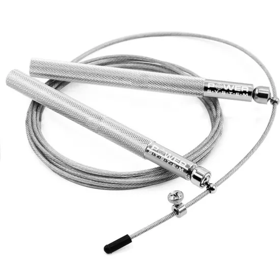 Скакалка скоростная Power System PS-4064 Ultra Jump Rope Silver-275см