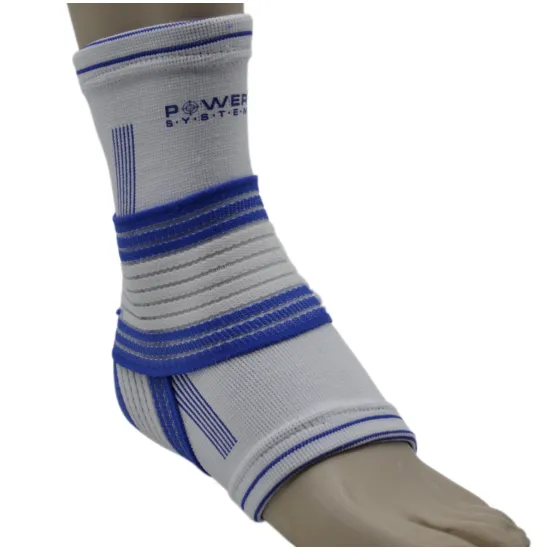 Бандажі на гомілкостоп Power System PS-6009 Ankle Support Pro Blue/White S/M  (1шт.)
