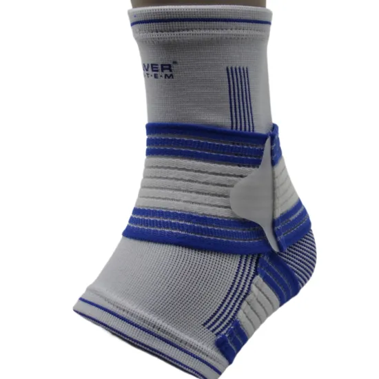 Бандажі на гомілкостоп Power System PS-6009 Ankle Support Pro Blue/White S/M  (1шт.)
