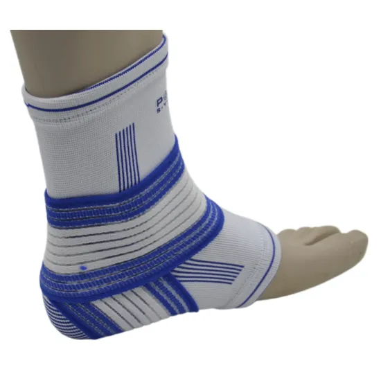 Бандажі на гомілкостоп Power System PS-6009 Ankle Support Pro Blue/White S/M  (1шт.)