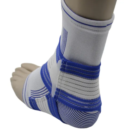 Бандажі на гомілкостоп Power System PS-6009 Ankle Support Pro Blue/White S/M  (1шт.)