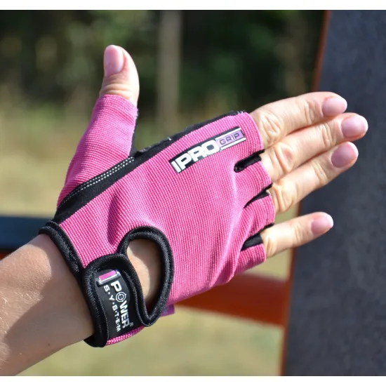 Рукавички для фітнесу жіночі Power System PS-2250 Pro Grip Pink XS