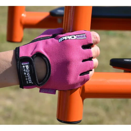 Рукавички для фітнесу жіночі Power System PS-2250 Pro Grip Pink XS