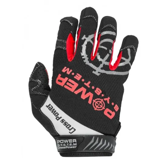 Перчатки для кроссфита Power System PS-2860 Cross Power Black/Red S