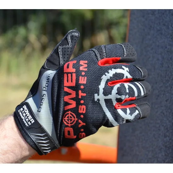 Перчатки для кроссфита Power System PS-2860 Cross Power Black/Red S