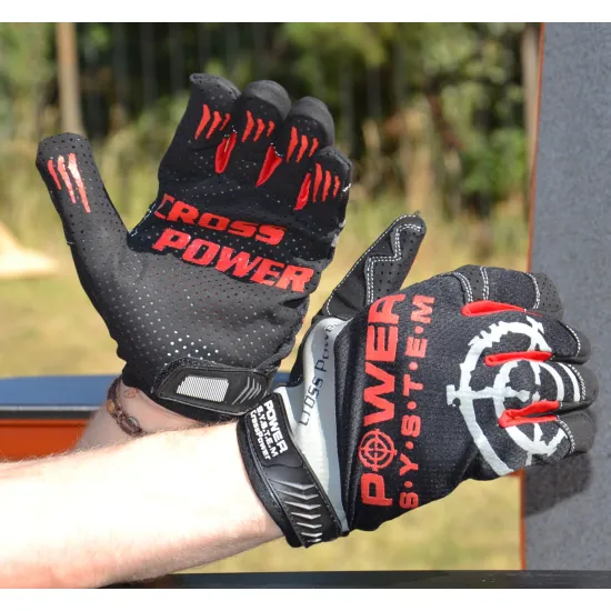 Перчатки для кроссфита Power System PS-2860 Cross Power Black/Red S