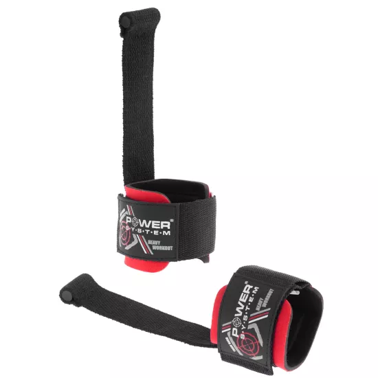 Лямки для тяги с валиком Power System PS-3350 Power Pin Black/Red