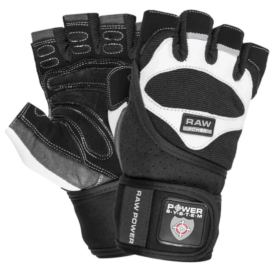 Перчатки для фитнеса Power System PS-2850 Raw Power Black/White M