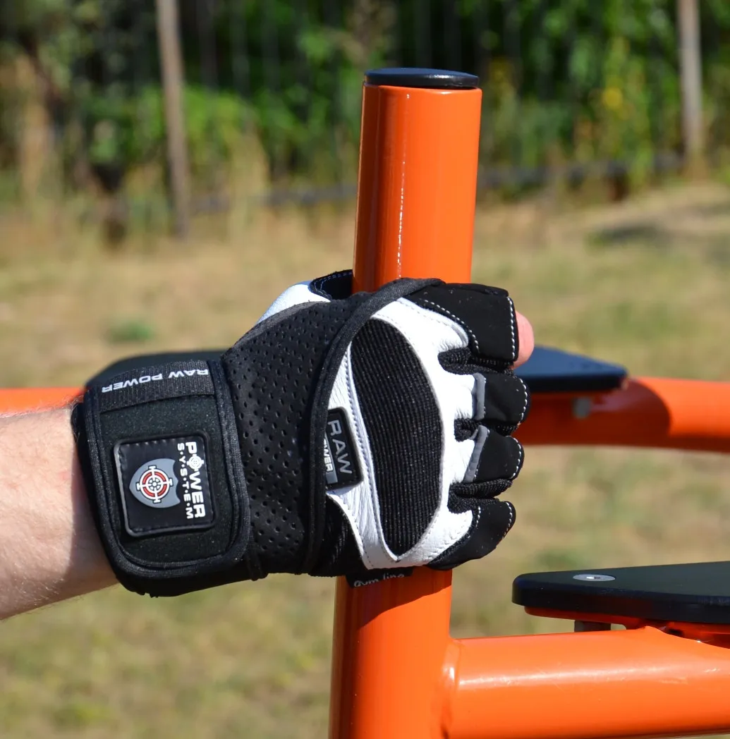 Перчатки для фитнеса Power System PS-2850 Raw Power Black/White M