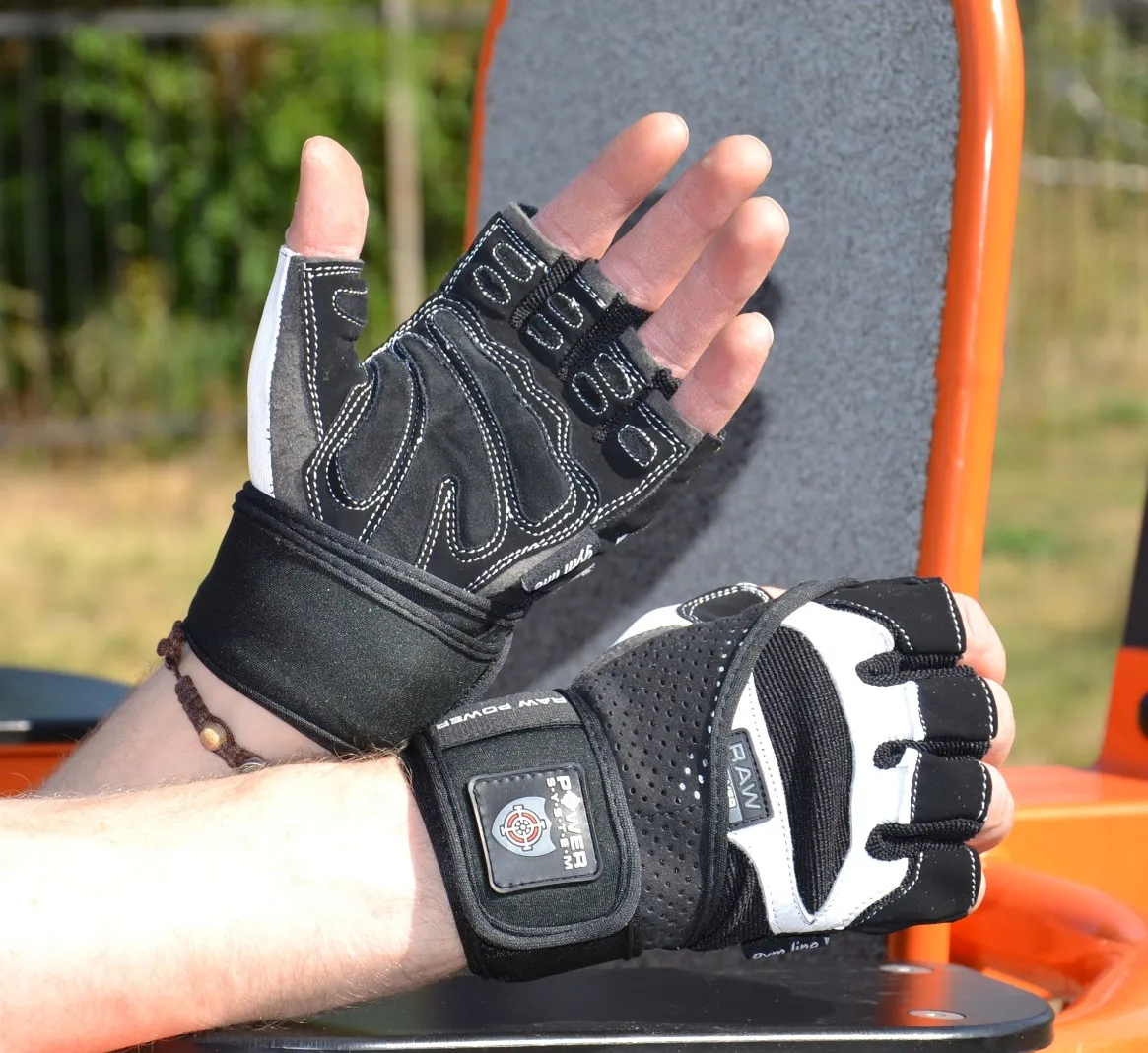 Перчатки для фитнеса Power System PS-2850 Raw Power Black/White M