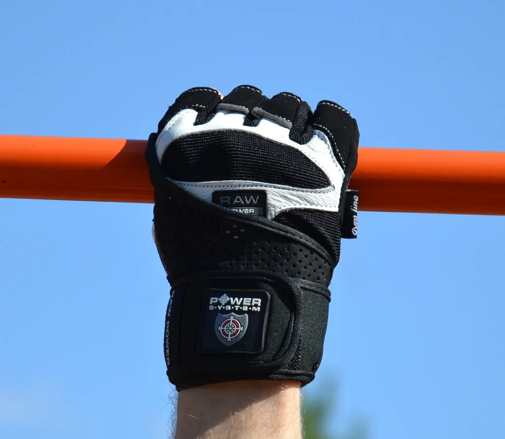 Перчатки для фитнеса Power System PS-2850 Raw Power Black/White M