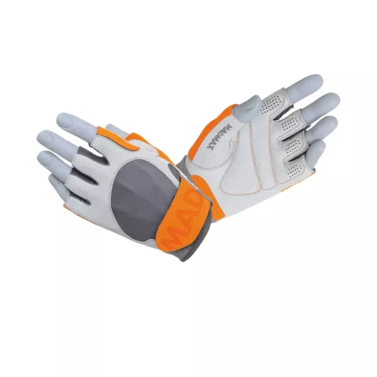 Перчатки для фитнеса MadMax MFG-850 Crazy Grey/Orange S