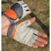 Рукавички для фітнесу MadMax MFG-850 Crazy Grey/Orange S
