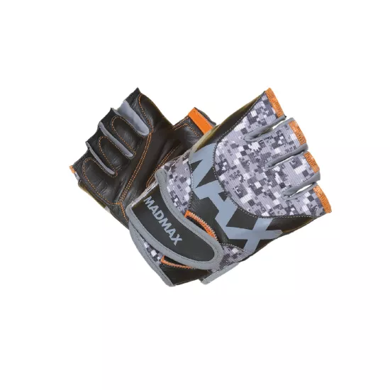 Перчатки для фитнеса MadMax MFG-831 Grey/Digital Camo S