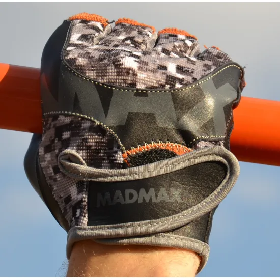 Перчатки для фитнеса MadMax MFG-831 Grey/Digital Camo S