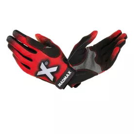 Рукавички для фітнесу MadMax MXG-101 X Gloves Black/Grey/Red S