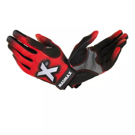 Перчатки для фитнеса MadMax MXG-101 X Gloves Black/Grey/Red S