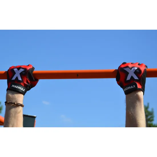 Перчатки для фитнеса MadMax MXG-101 X Gloves Black/Grey/Red S