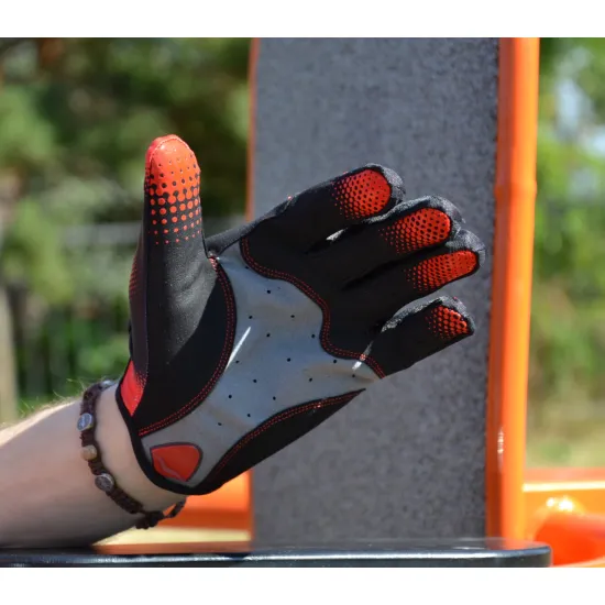 Перчатки для фитнеса MadMax MXG-101 X Gloves Black/Grey/Red S