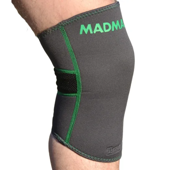 Наколінник MadMax MFA-294 Zahoprene Knee Support Dark Grey/Green S-1шт