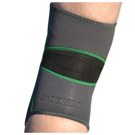 Наколінник MadMax MFA-294 Zahoprene Knee Support Dark Grey/Green S-1шт