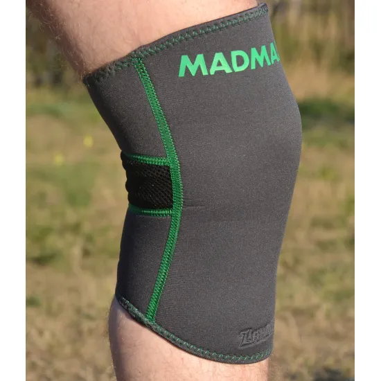 Наколінник MadMax MFA-294 Zahoprene Knee Support Dark Grey/Green S-1шт