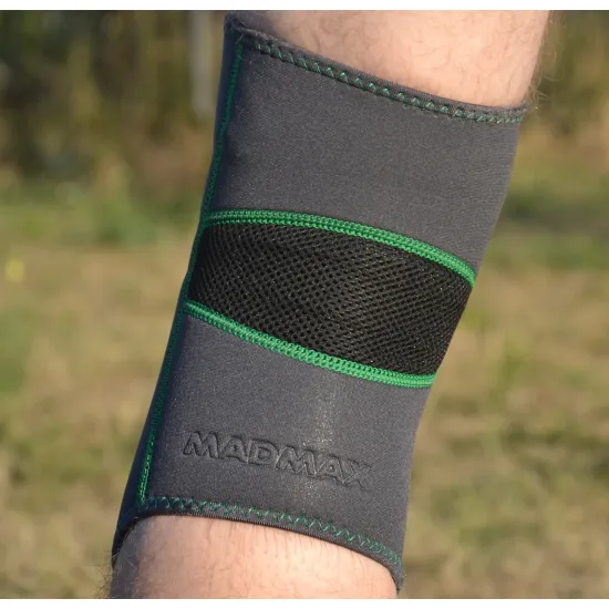 Наколінник MadMax MFA-294 Zahoprene Knee Support Dark Grey/Green S-1шт