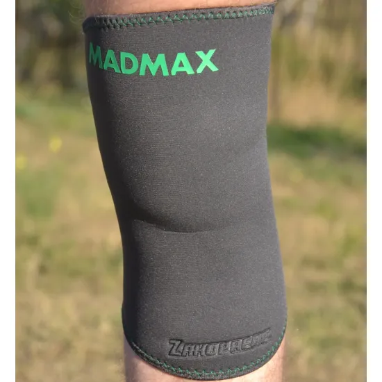 Наколінник MadMax MFA-294 Zahoprene Knee Support Dark Grey/Green S-1шт