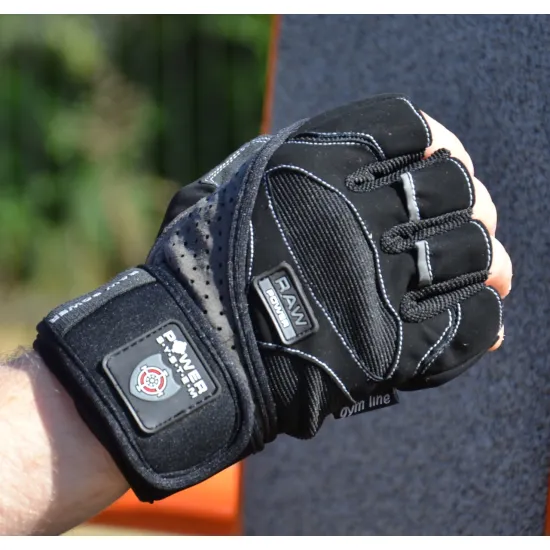 Перчатки для фитнеса Power System PS-2850 Raw Power Black/Grey M