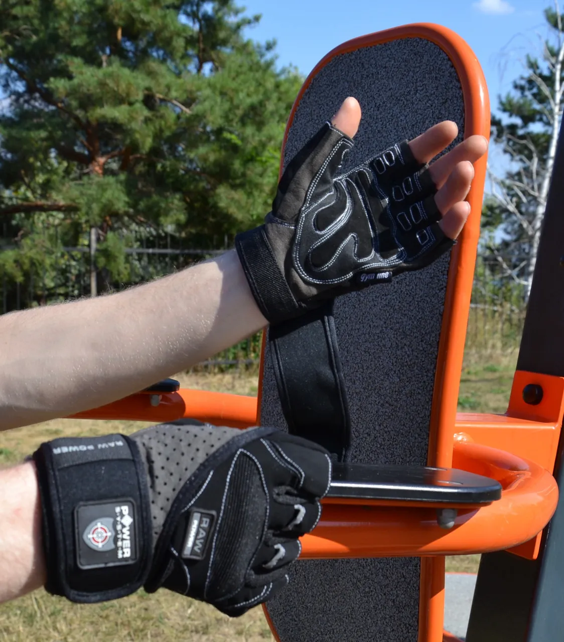 Перчатки для фитнеса Power System PS-2850 Raw Power Black/Grey M