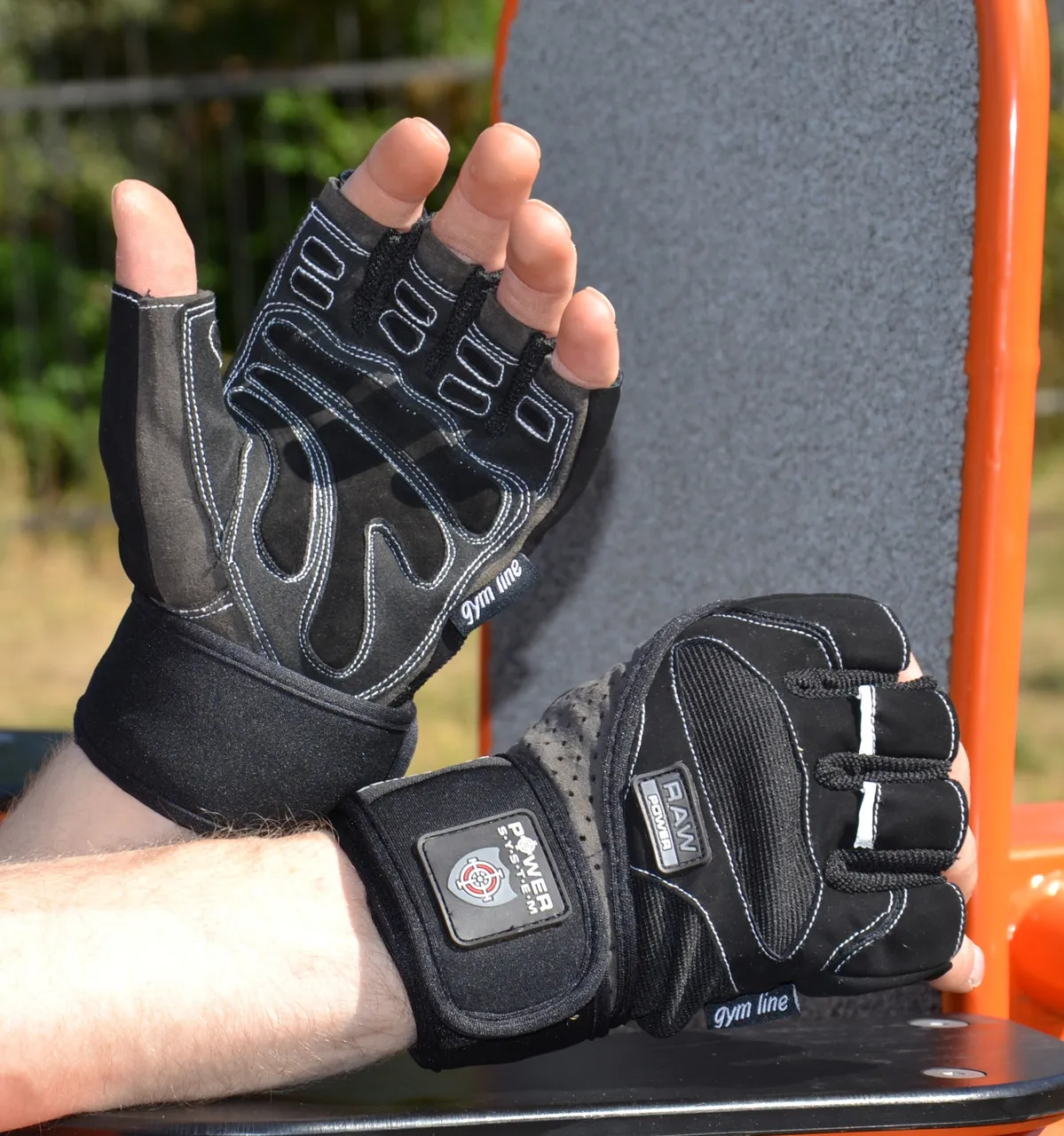 Перчатки для фитнеса Power System PS-2850 Raw Power Black/Grey M