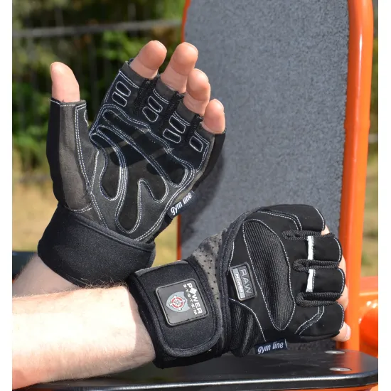 Перчатки для фитнеса Power System PS-2850 Raw Power Black/Grey M