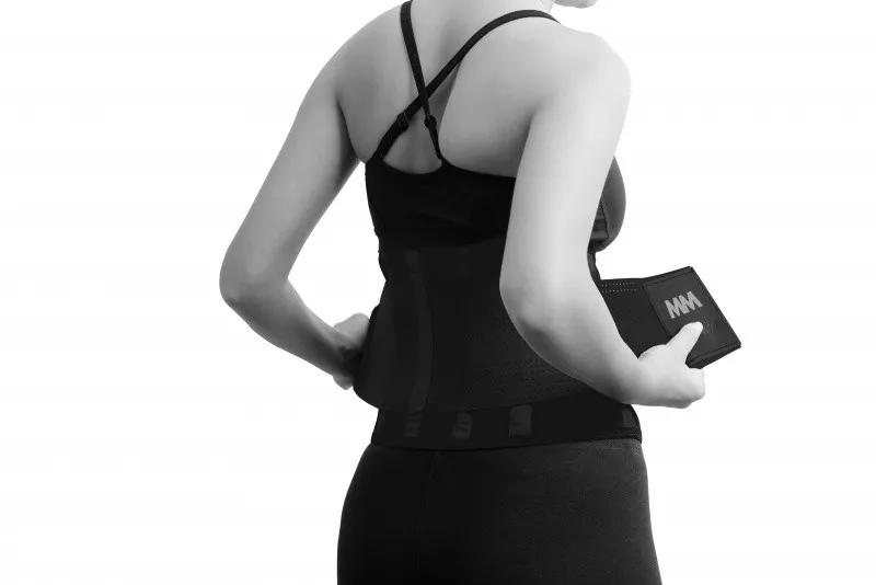 Пояс компрессионный MadMax MFA-277 Slimming belt Black/black S