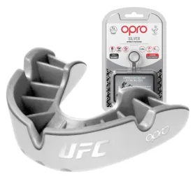 Капа OPRO Silver UFC White/Silver-детская