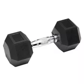 Гантельний ряд із прогумованих гексогональних гантелей Stein 1-10 кг (10 пар)