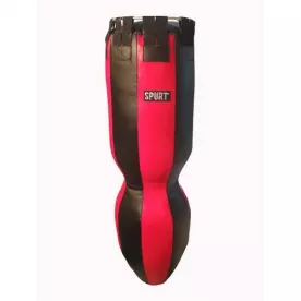 Боксерский мешок Spurt SPS-001 силуэт 150см 60кг Черно-красный
