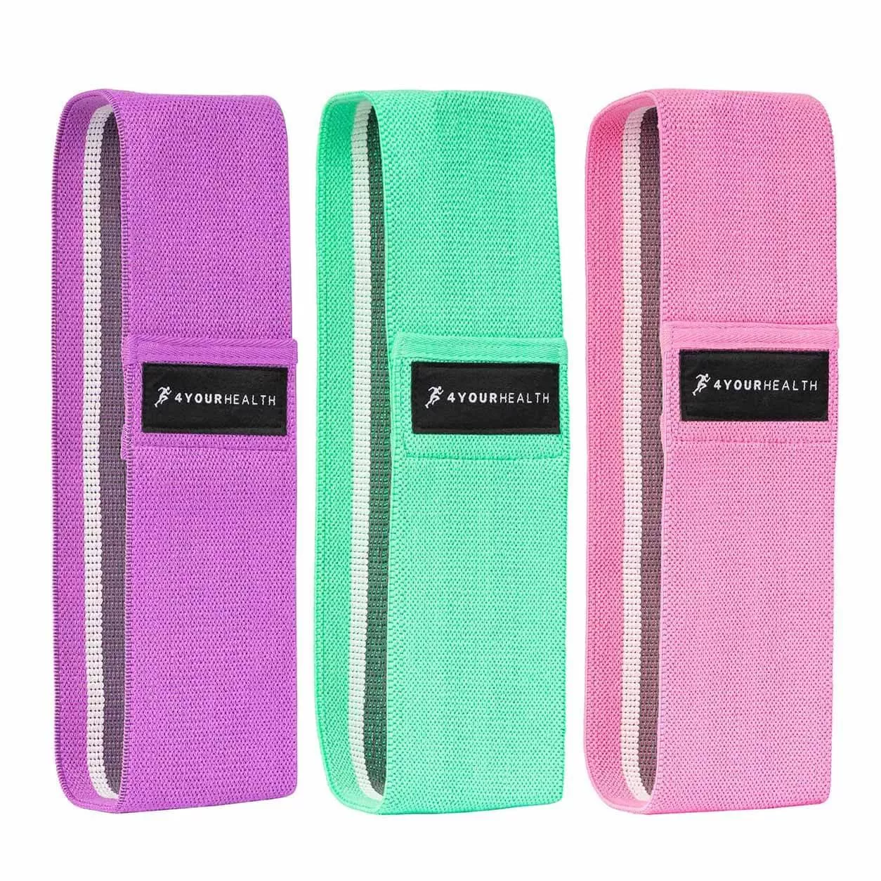 Набір тканевих резинок 4yourhealth Hip Resistance Bands 3шт. 0033 (13kg; 27kg; 37kg)