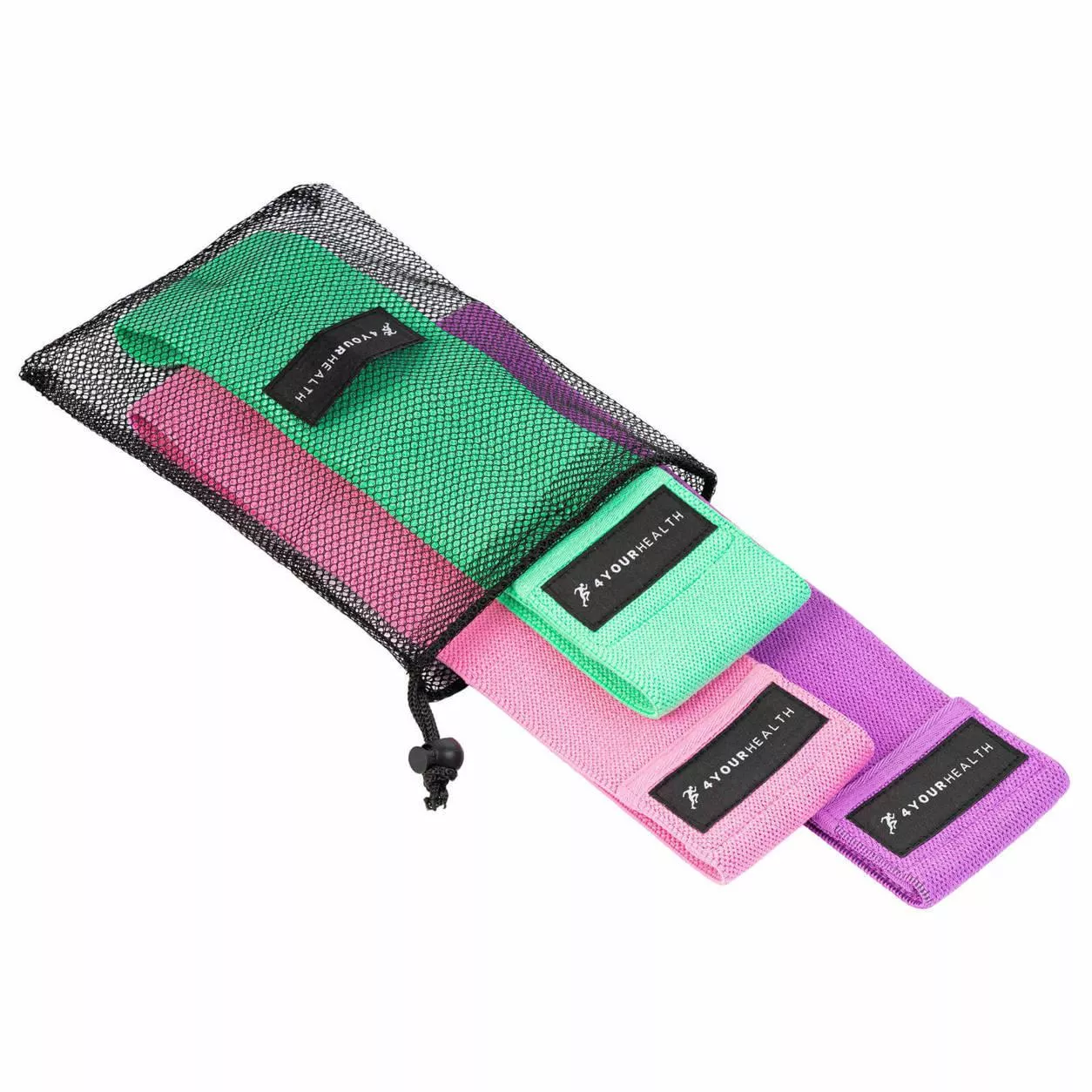 Набір тканевих резинок 4yourhealth Hip Resistance Bands 3шт. 0033 (13kg; 27kg; 37kg)