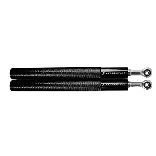 Скакалка швидкісна 4yourhealth Jump Rope Premium 3м металева на підшипниках 0217 Чорна