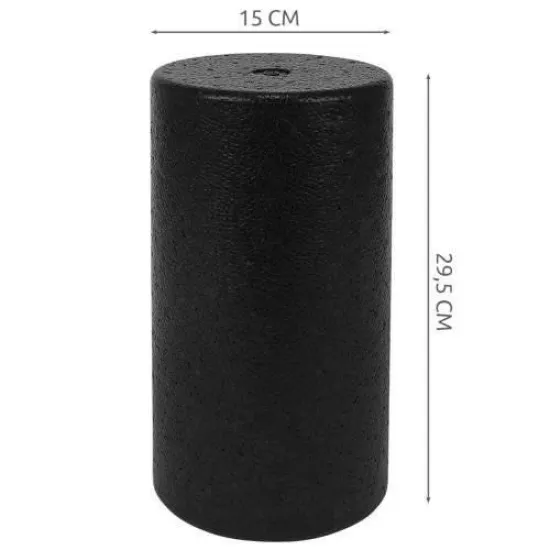 Ролик для йоги і пілатесу 4yourhealth Roller Yoga 1377 Чорний (30*15см)