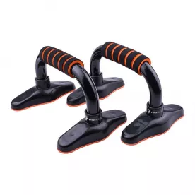 Опори для віджимання від підлоги 4yourhealth 1054 Push-Up Bars Premium Stell Black