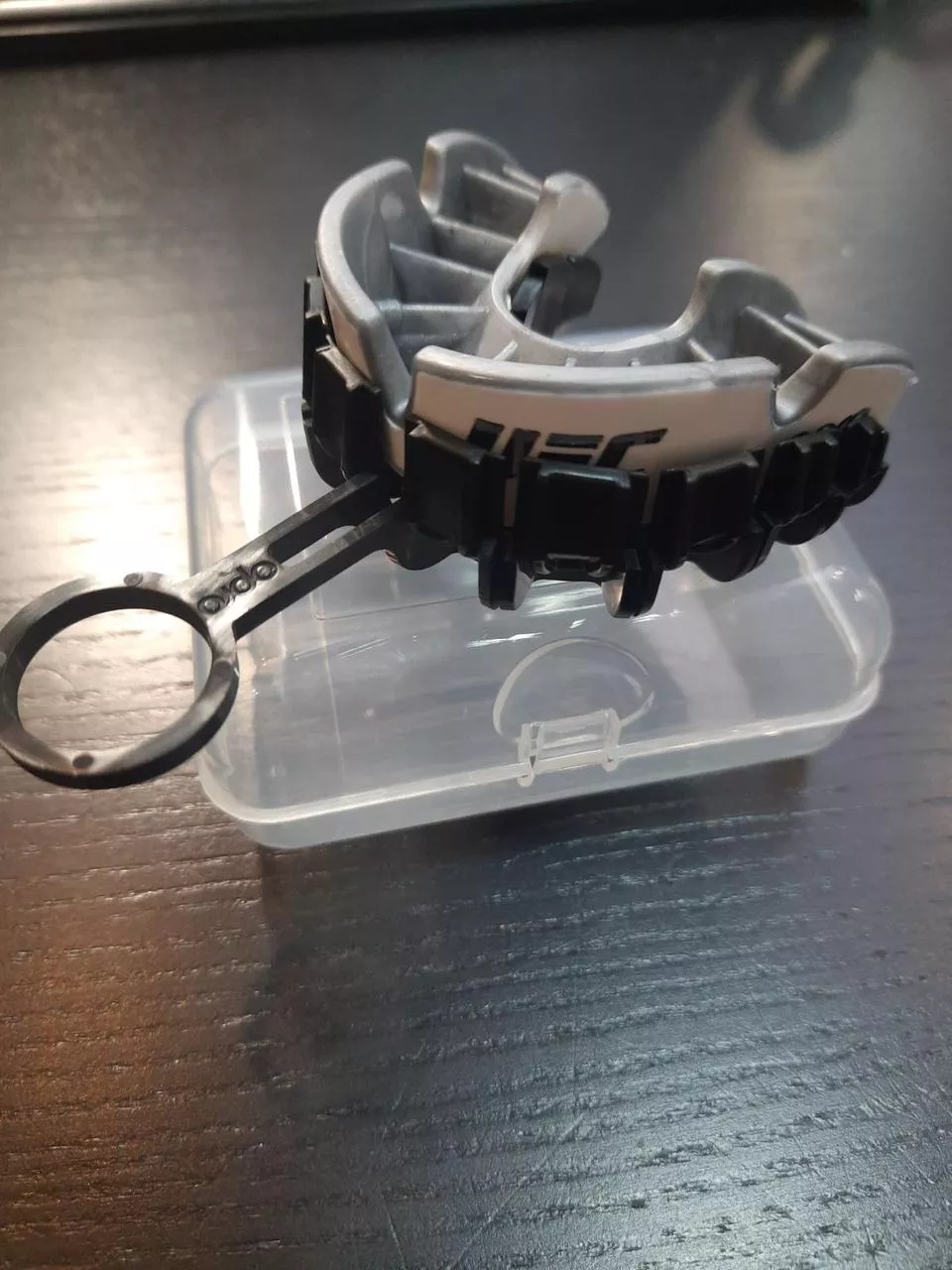 Капа OPRO Silver UFC White/Silver-взрослая