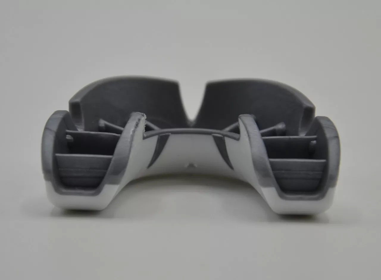 Капа OPRO Silver UFC White/Silver-взрослая