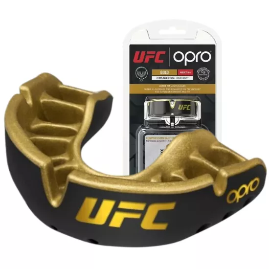 Капа OPRO Gold UFC Black/Gold-доросла 